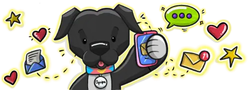 chiripa la mascota de serendipia con redes sociales