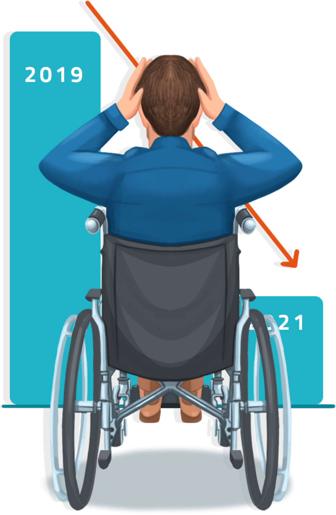 Disminuyen consultas a personas con discapacidad